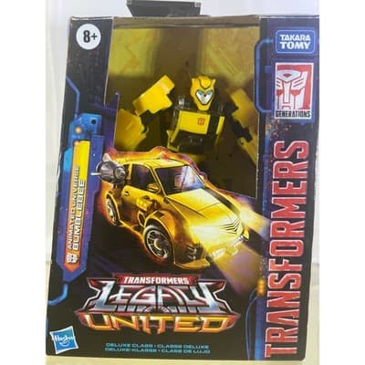 NEW Transformer Legacy United Deluxe Class Animated Universe Bumblebee NIP - Thumbnail 2