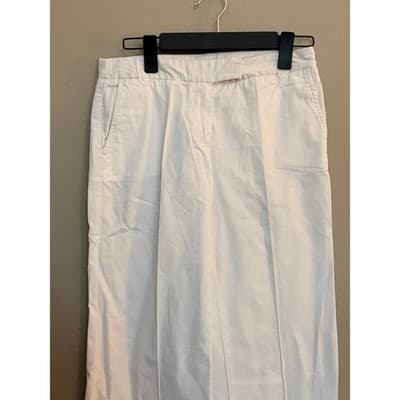 J.Crew City Fit White Dress Pants Straight Leg Mid Rise Women’s 2S Small - Thumbnail 3