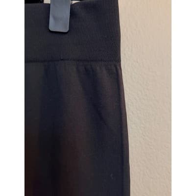 Homma Black Leggings 3XL Pull On Thick Fitted Stretch Pants Women Plus Size - Thumbnail 5