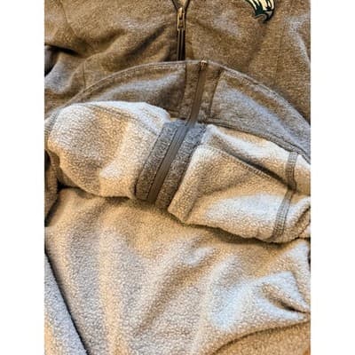 Le Verde Philadelphia Eagles Full Zip Pockets Hoodie Long Sleeve Jacket Gray M - Thumbnail 14