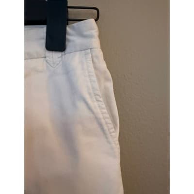 J.Crew City Fit White Dress Pants Straight Leg Mid Rise Women’s 2S Small - Thumbnail 6