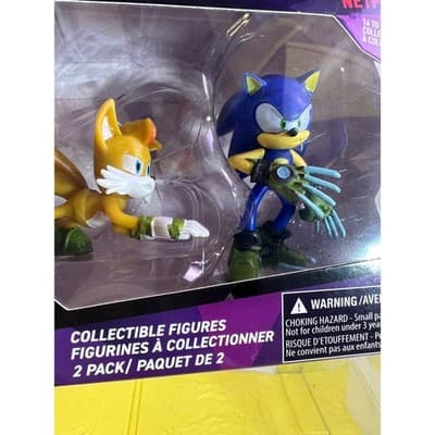 NEW Sonic Prime Collectible Figures Sonic And Tails Action Figures NIB - Thumbnail 4