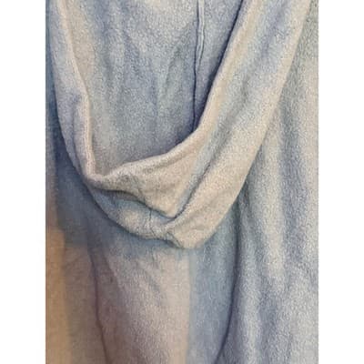 Rachel Zoe Fuzzy Hoodie Sweater Periwinkle V Neck Pullover Women’s XL - Thumbnail 7