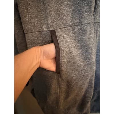 Le Verde Philadelphia Eagles Full Zip Pockets Hoodie Long Sleeve Jacket Gray M - Thumbnail 10