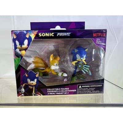 NEW Sonic Prime Collectible Figures Sonic And Tails Action Figures NIB