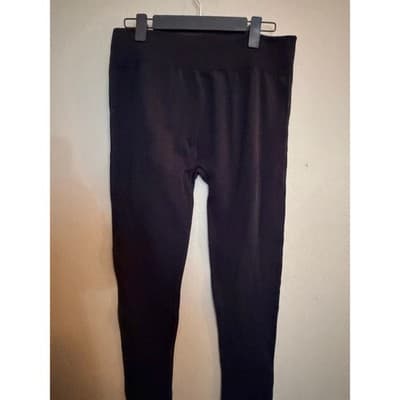 Homma Black Leggings 3XL Pull On Thick Fitted Stretch Pants Women Plus Size - Thumbnail 7