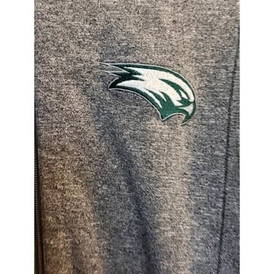 Le Verde Philadelphia Eagles Full Zip Pockets Hoodie Long Sleeve Jacket Gray M - Thumbnail 4