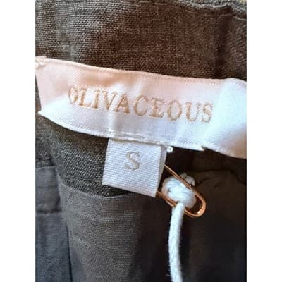 Olivaceous Pleated Lined Schoolgirl Preppy Chic Mini Skirt Gray Small NWT - Thumbnail 7