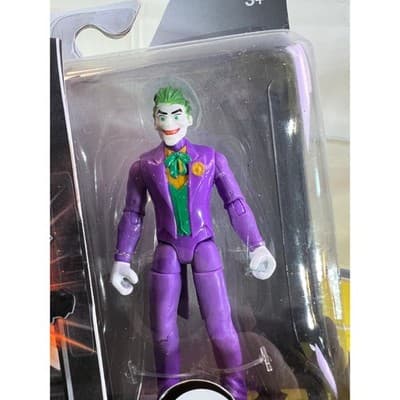 NEW DC Batman The Caped Crusader The Joker 4-inch Action Figure NIP - Thumbnail 2