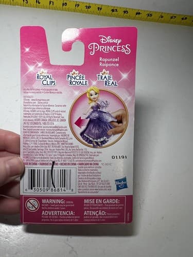 NEW Disney Princess Rapunzel Royal Clips Clip-on Dress Tangled Hasbro NIP - Thumbnail 6