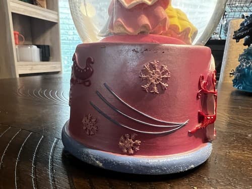 Disney Princess Snowglobe Music Box Sleeping Beauty Belle Cinderella Kcares 6.5" - Thumbnail 11