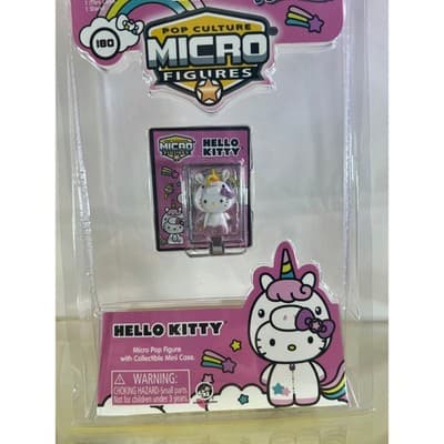 NEW World's Smallest HELLO KITTY IN UNICORN COSTUME Pop Culture Micro Figure Toy - Thumbnail 4