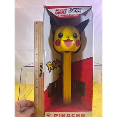 NEW Pikachu Giant Pez Dispenser Pokémon Candy Roll Dispenser - Thumbnail 2