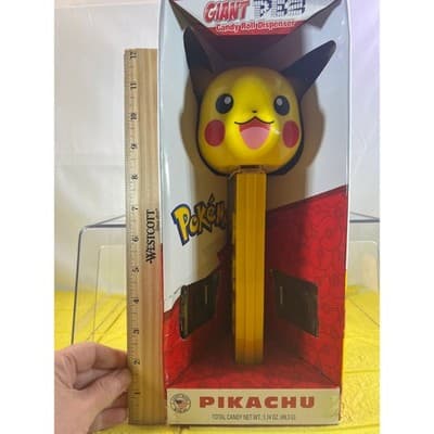 NEW Pikachu Giant Pez Dispenser Pokémon Candy Roll Dispenser - Thumbnail 7