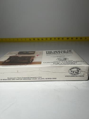 The House of Miniatures Kit 40024 Chippendale Lowboy NEW SEALED Vtg Furniture - Thumbnail 7