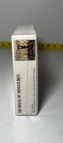 The House of Miniatures Kit 40006 Hepplewhite 3 pc Dining Room Table NEW SEALED - Thumbnail 2