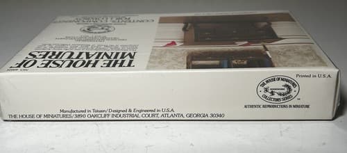 The House of Miniatures Kit 40024 Chippendale Lowboy NEW SEALED Vtg Furniture - Thumbnail 5