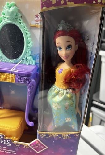 Ariel’s Royalty Vanity Set Little Mermaid Disney Princess Doll Furniture NEW NIB - Thumbnail 2
