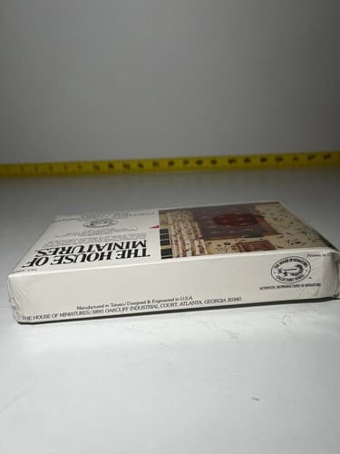The House of Miniatures Kit 40009 Chippendale Chest On Chest NEW SEALED vtg - Thumbnail 7