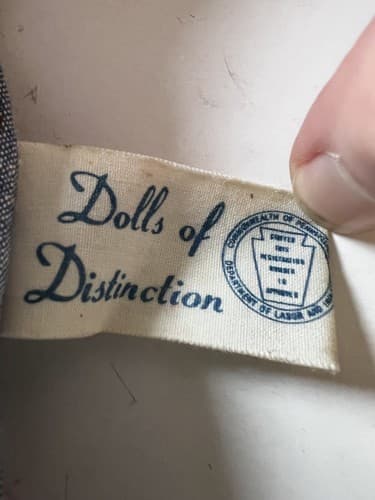Vintage Knickerbocker Joy Of A Toy Dolls of Distinction Boy Rag Doll Overalls - Thumbnail 4