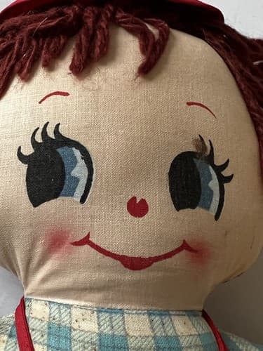 Vintage Knickerbocker Joy Of A Toy Dolls of Distinction Boy Rag Doll Overalls - Thumbnail 7