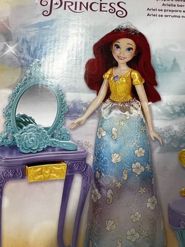 Ariel’s Royalty Vanity Set Little Mermaid Disney Princess Doll Furniture NEW NIB - Thumbnail 8