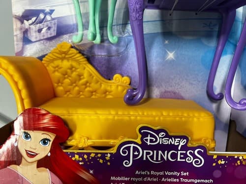 Ariel’s Royalty Vanity Set Little Mermaid Disney Princess Doll Furniture NEW NIB - Thumbnail 11