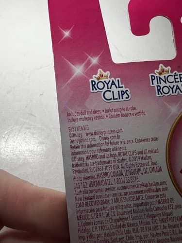 NEW Disney Princess Ariel Royal Clips Clip-on Dress Little Mermaid Hasbro - Thumbnail 5