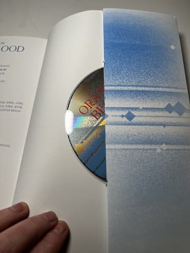 ORANGE BLOOD Enhypen Mini Album CD Photo Book K-Pop Gift Set Blue Color - Thumbnail 7