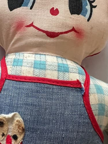 Vintage Knickerbocker Joy Of A Toy Dolls of Distinction Boy Rag Doll Overalls - Thumbnail 9