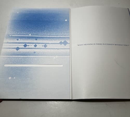 ORANGE BLOOD Enhypen Mini Album CD Photo Book K-Pop Gift Set Blue Color - Thumbnail 6