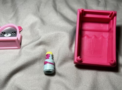 Shopkins Bed Mirror Bottle Lot 3 pc Toys Figures Moose McDonalds 2017 - Thumbnail 5