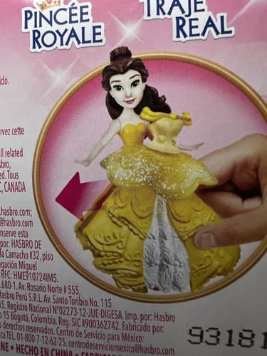 NEW Disney Princess Belle Royal Clips Clip-on Dress Beauty & The Beast Hasbro - Thumbnail 6