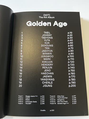 NCT GOLDEN AGE 4th Album Collector Set K-Pop - Thumbnail 14