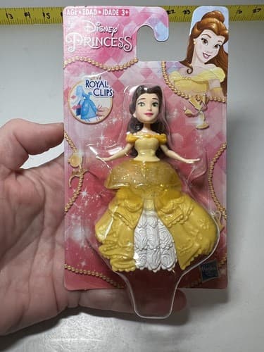 NEW Disney Princess Belle Royal Clips Clip-on Dress Beauty & The Beast Hasbro - Thumbnail 3