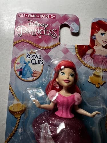 NEW Disney Princess Ariel Royal Clips Clip-on Dress Little Mermaid Hasbro - Thumbnail 2
