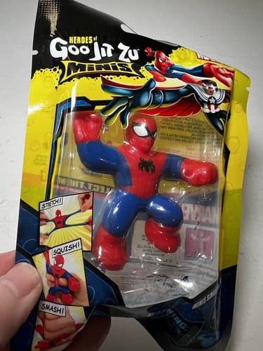 Heroes of Goo Jit Zu Minis Spiderman Spider-man Marvel Stretchy Toy NEW NIP - Thumbnail 3