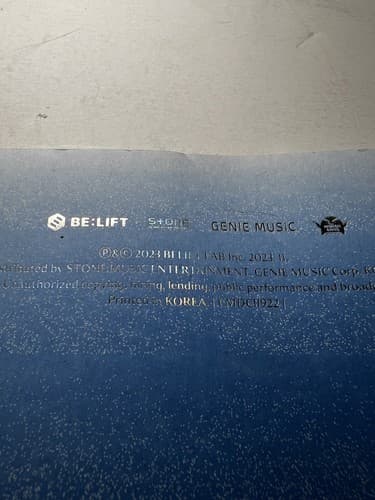 ORANGE BLOOD Enhypen Mini Album CD Photo Book K-Pop Gift Set Blue Color - Thumbnail 2