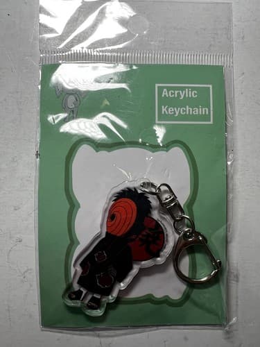 Naruto Shippuden Tobi Obito Uchiha Acrylic Keychain Anime Key Ring NEW NIP MASK