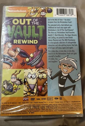 Nickelodeon DVD Out of the Vault Rewind Collection Original TV Shows NEW SEALED - Thumbnail 3