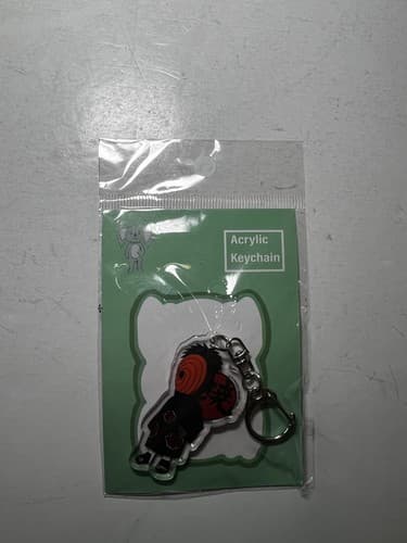 Naruto Shippuden Tobi Obito Uchiha Acrylic Keychain Anime Key Ring NEW NIP MASK - Thumbnail 3