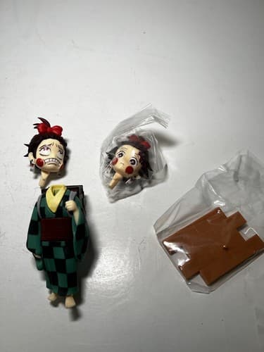 Anime DEMON SLAYER Kimetsu No Yaiba TANJIRO KAMADO Figure 5'' Changeable Face - Thumbnail 7