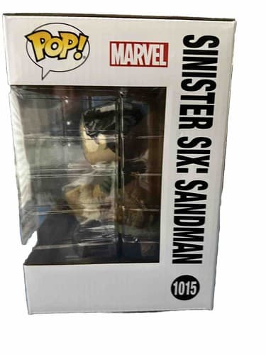 Funko Pop Deluxe Marvel Sinister Six Sandman #1015 Brand New Unopened Package - Thumbnail 2