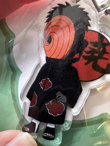 Naruto Shippuden Tobi Obito Uchiha Acrylic Keychain Anime Key Ring NEW NIP MASK - Thumbnail 7