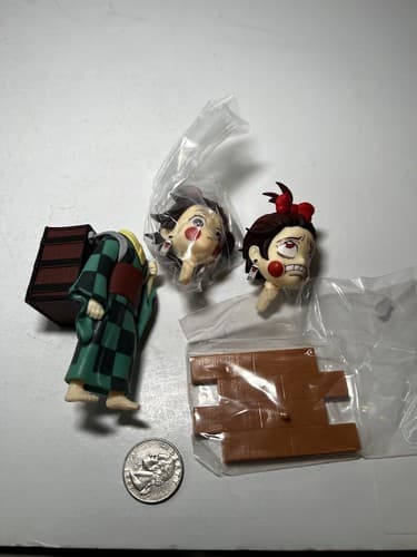 Anime DEMON SLAYER Kimetsu No Yaiba TANJIRO KAMADO Figure 5'' Changeable Face - Thumbnail 14