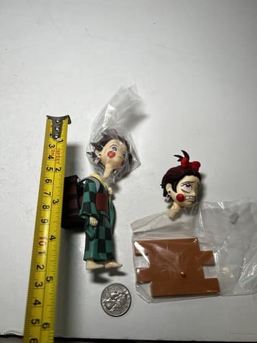 Anime DEMON SLAYER Kimetsu No Yaiba TANJIRO KAMADO Figure 5'' Changeable Face - Thumbnail 4