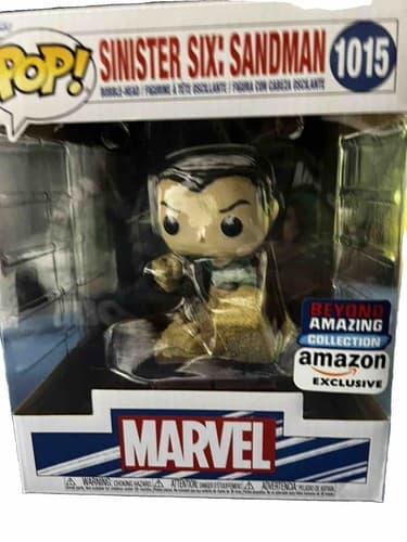 Funko Pop Deluxe Marvel Sinister Six Sandman #1015 Brand New Unopened Package - Thumbnail 5