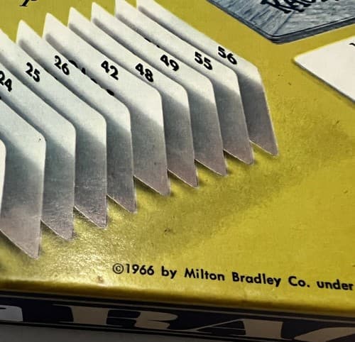 VINTAGE Rack-O Card Board Game COMPLETE Milton Bradley 1966 Racko Numbers Rare - Thumbnail 3