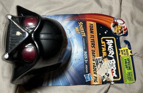 Angry Birds Star Wars Darth Vader Pig Foam Flyers Hasbro 2013 NEW NIP - Thumbnail 8