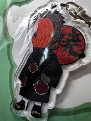 Naruto Shippuden Tobi Obito Uchiha Acrylic Keychain Anime Key Ring NEW NIP MASK - Thumbnail 4